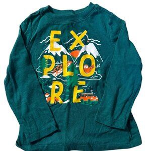 Unisex Long-Sleeve Graphic T-Shirt for Toddler - 2T